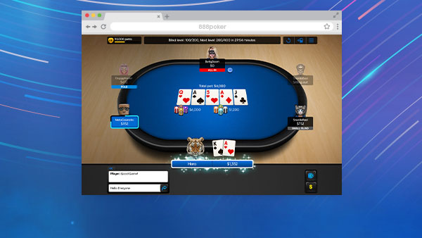 888poker's thrilling free poker games